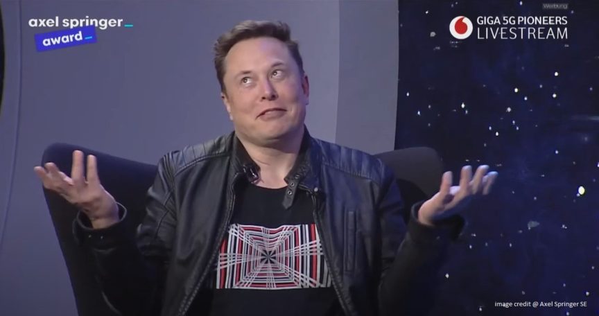 Elon Musk at Axel Springer Awards: Tesla market cap $500b