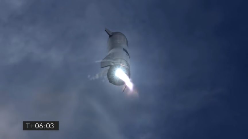 SpaceX Starship SN10 landing